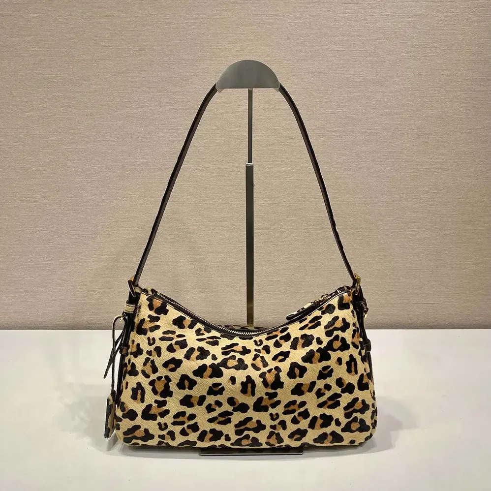 Prada Aimèe Medium Printed Leather Shoulder Bag for Women