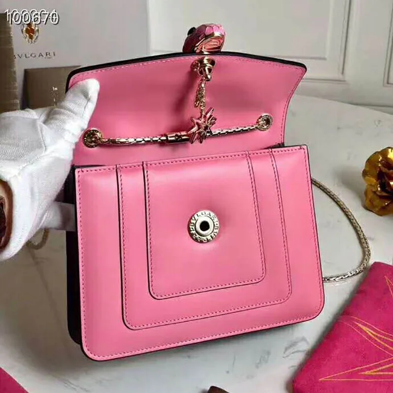Bvlgari Serpenti Forever in Calf Leather for Women in Pink
