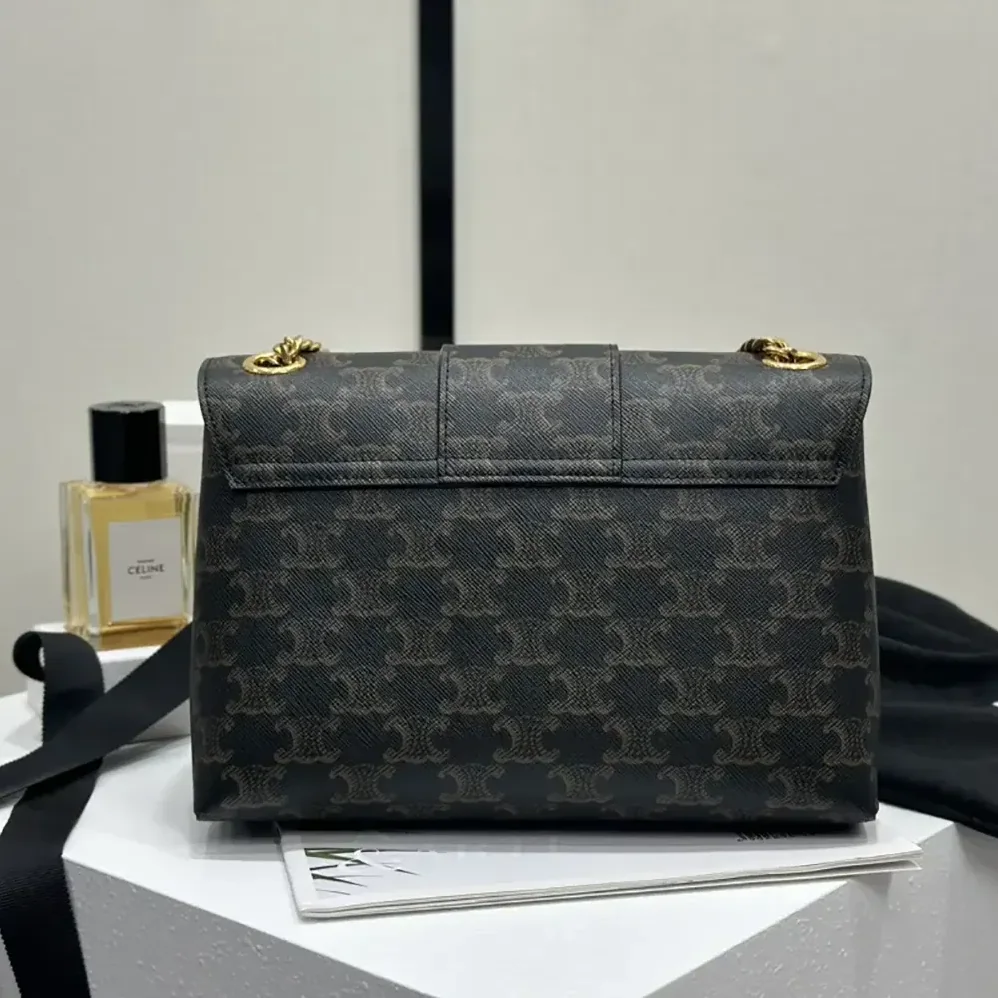 Celine Medium Celine Victoire Bag in Triomphe Canvas 115852FRH.04LU for Women