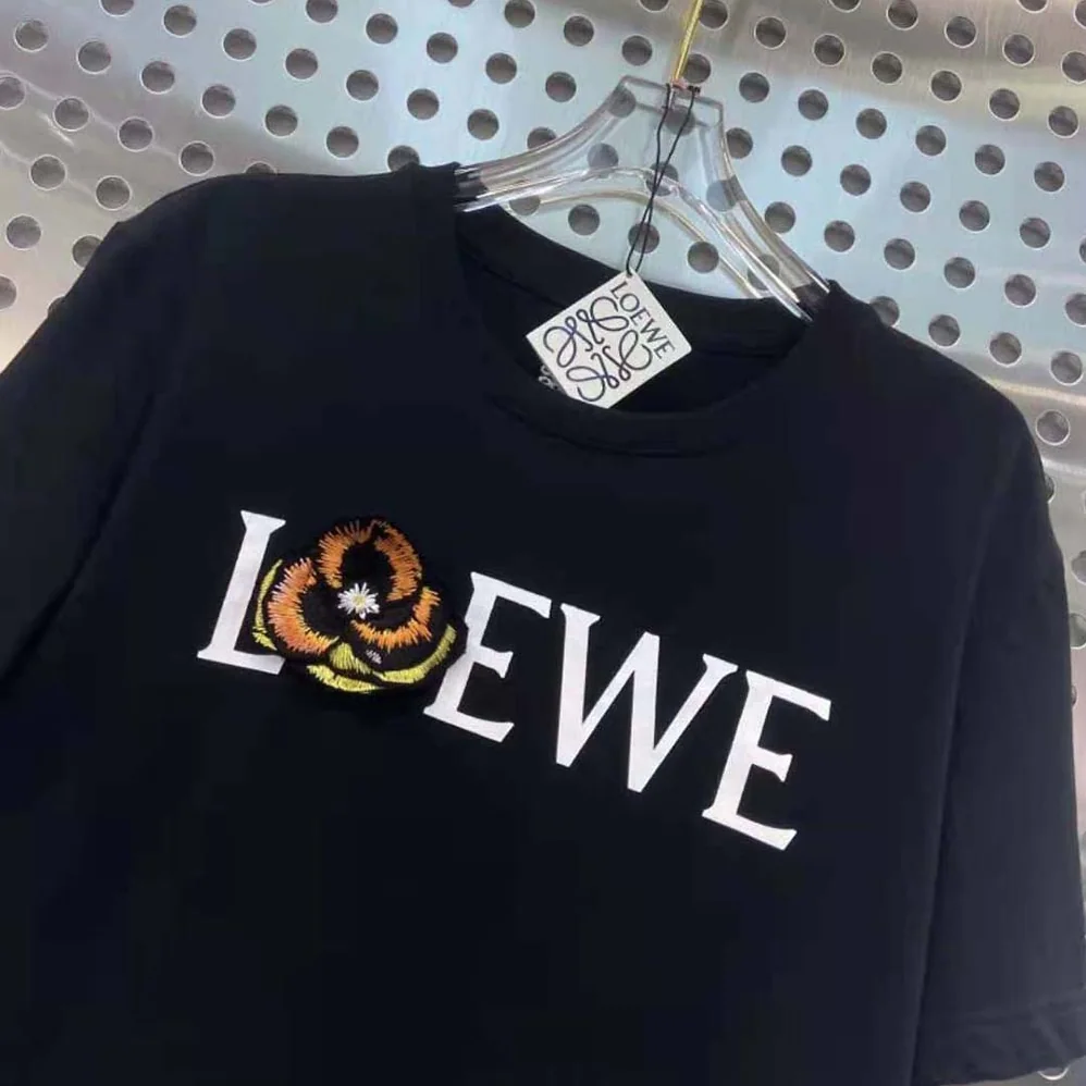 Loewe Pansy LOEWE T for Women in Shirt in Cotton Loewe Pansy LOEWE T for Women in Shirt in Cotton