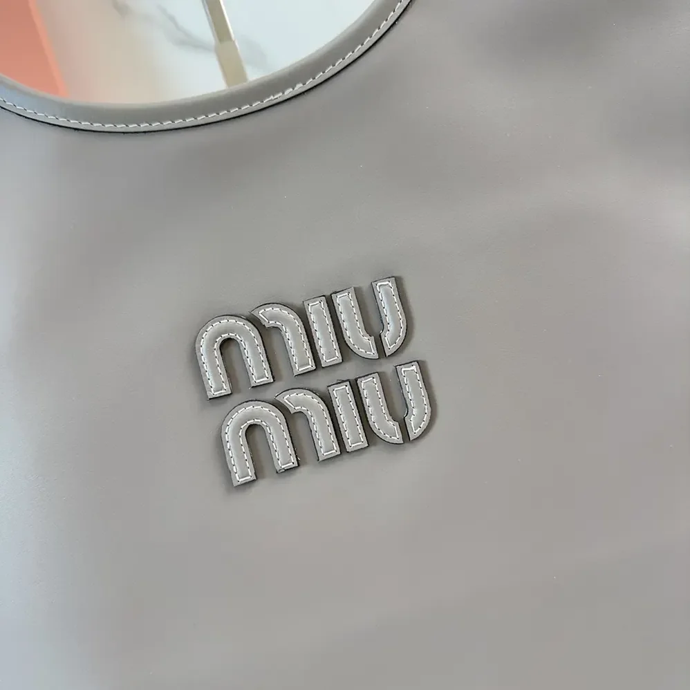 Miu Miu IVY leather bag for Women in Grey