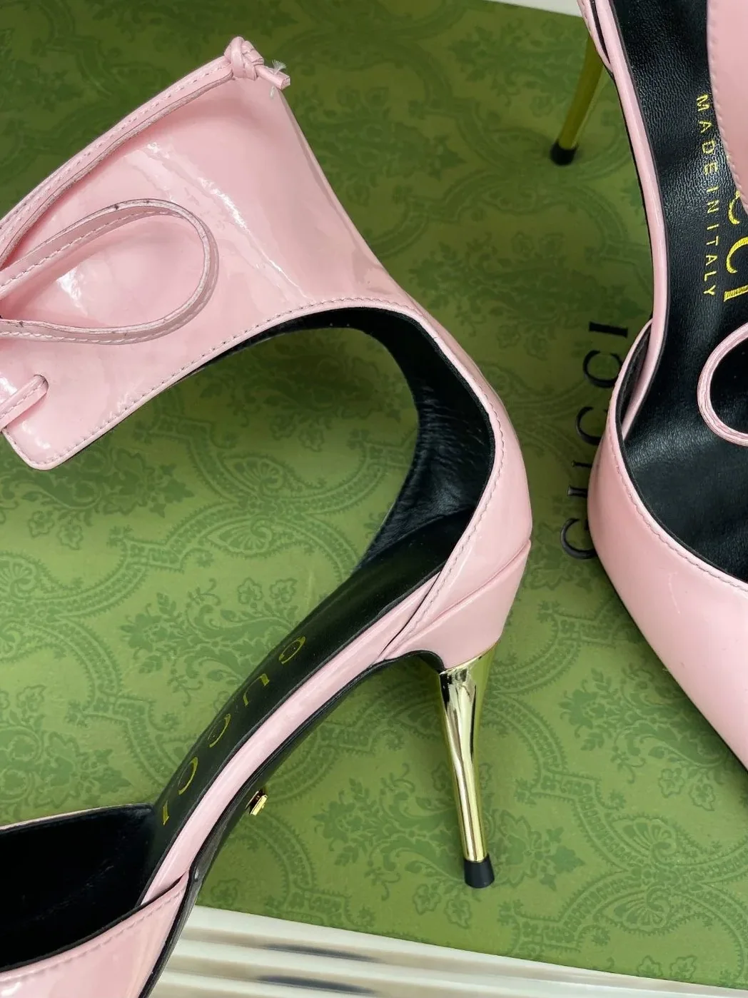 Gucci High Heel Patent Pump Pink Gucci High Heel Patent Pump Pink