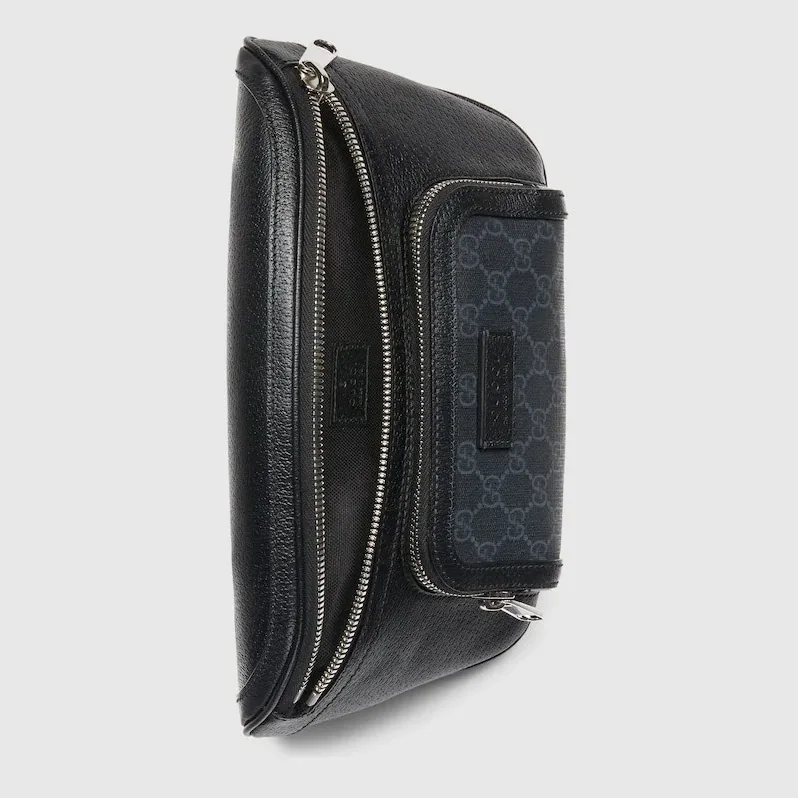 Gucci GG Supreme Medium Belt Bag Black / Gucci GG Supreme Medium Belt Bag Black /