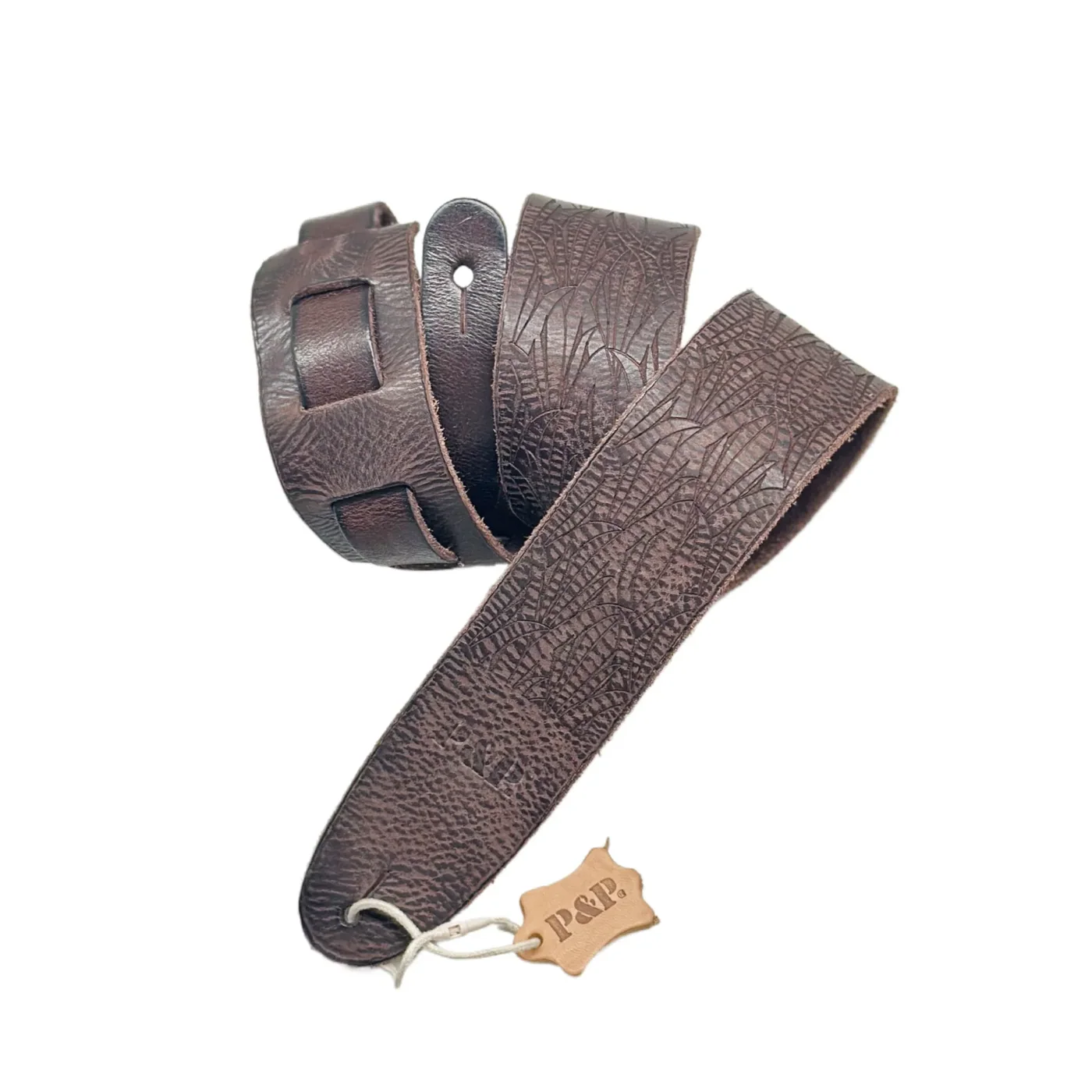 Retro Guitar Strap Purely Handmade Full in grain Leather