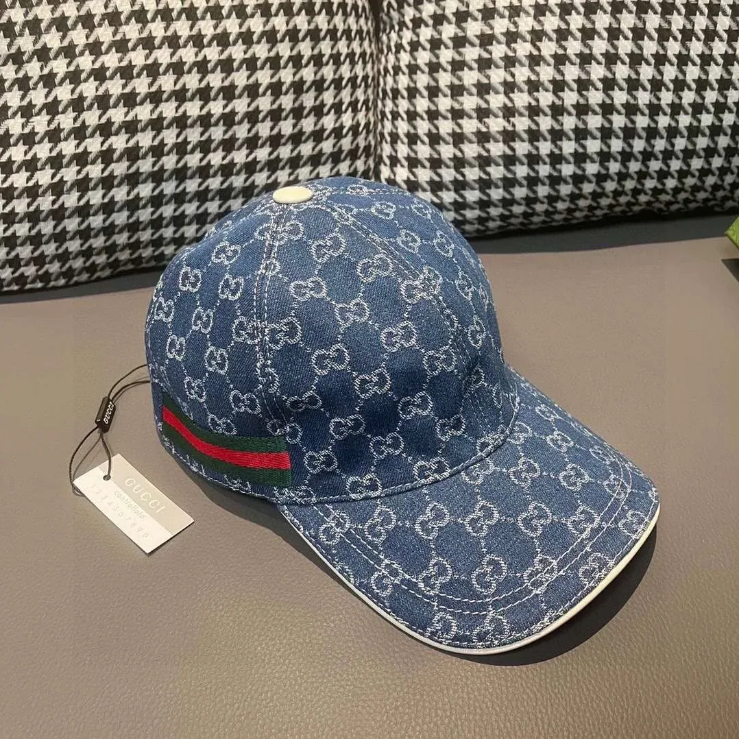 Gucci Baseball Hat Blue Gucci Baseball Hat Blue