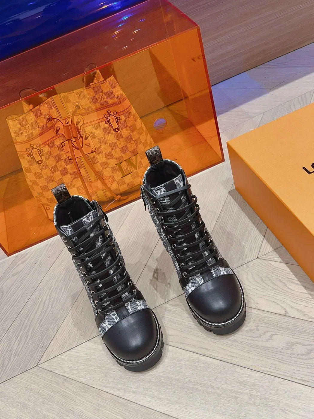 Louis Vuitton Moonlight Ankle Boots Black Louis Vuitton Moonlight Ankle Boots Black