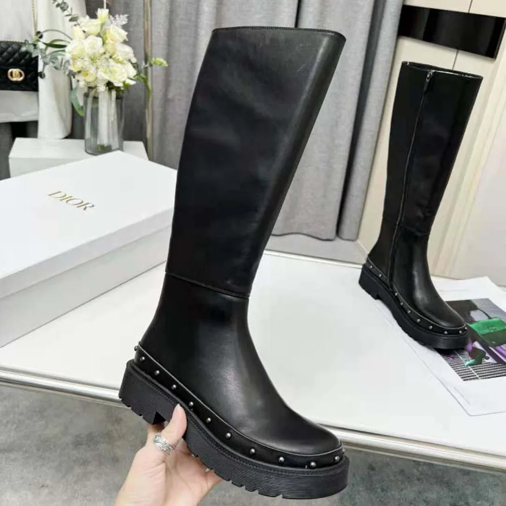 Dior Diorquake Boot Black Calfskin for Women