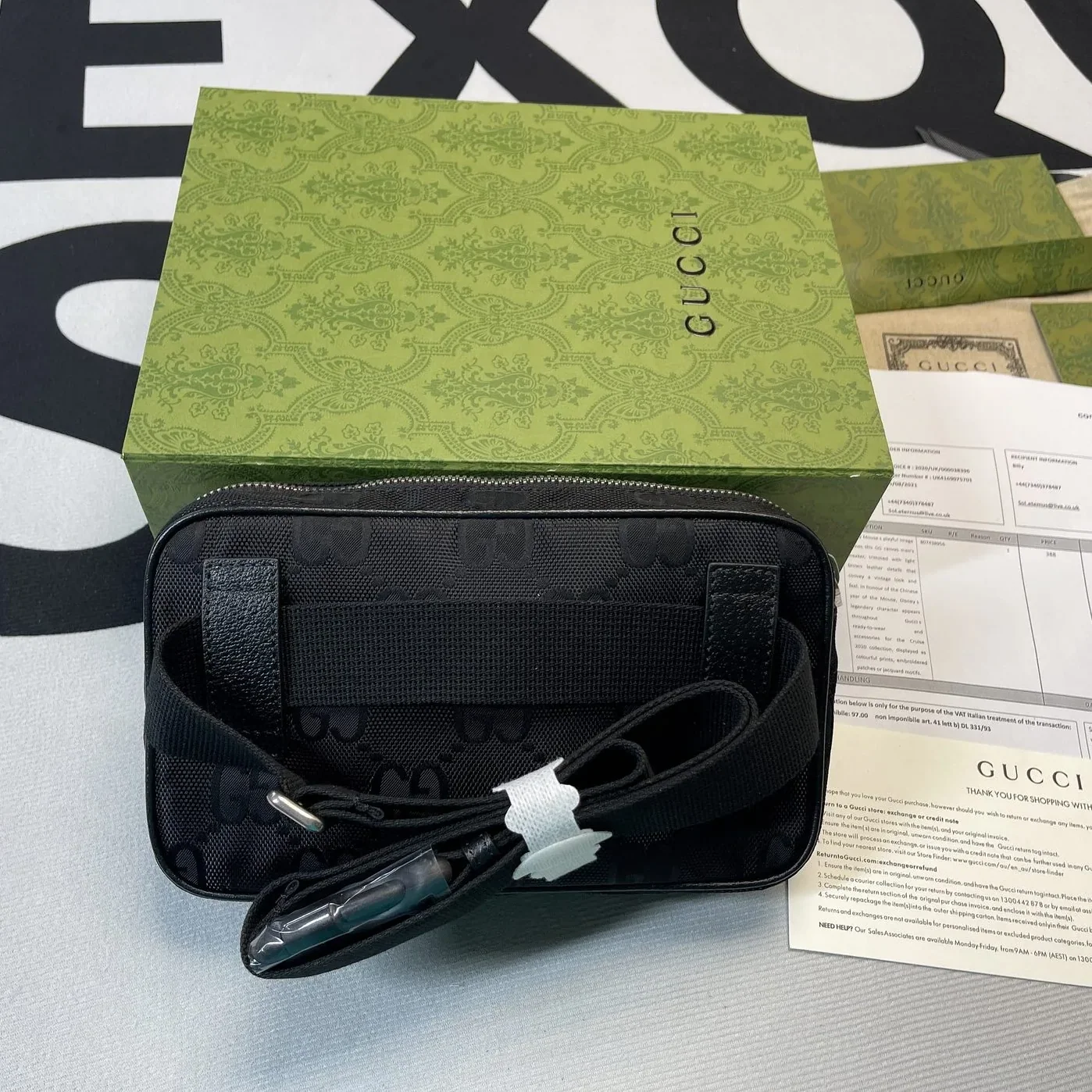 Gucci Gucci Off The Grid Belt Bag Black GG ECONYL® /