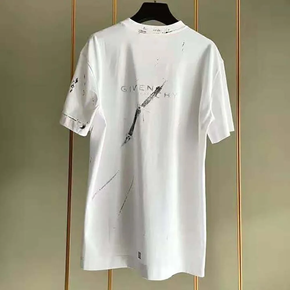 Givenchy Trompe Loeil Effect T-Shirt for Men in White