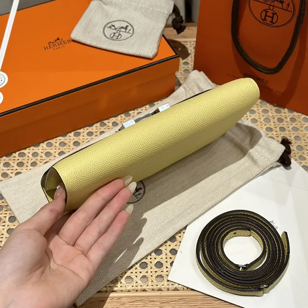 Hermes Constance Long To Go in Epsom Leather for Women in Yellow/Gold Hermes Constance Long To Go in Epsom Leather for Women in Yellow/Gold