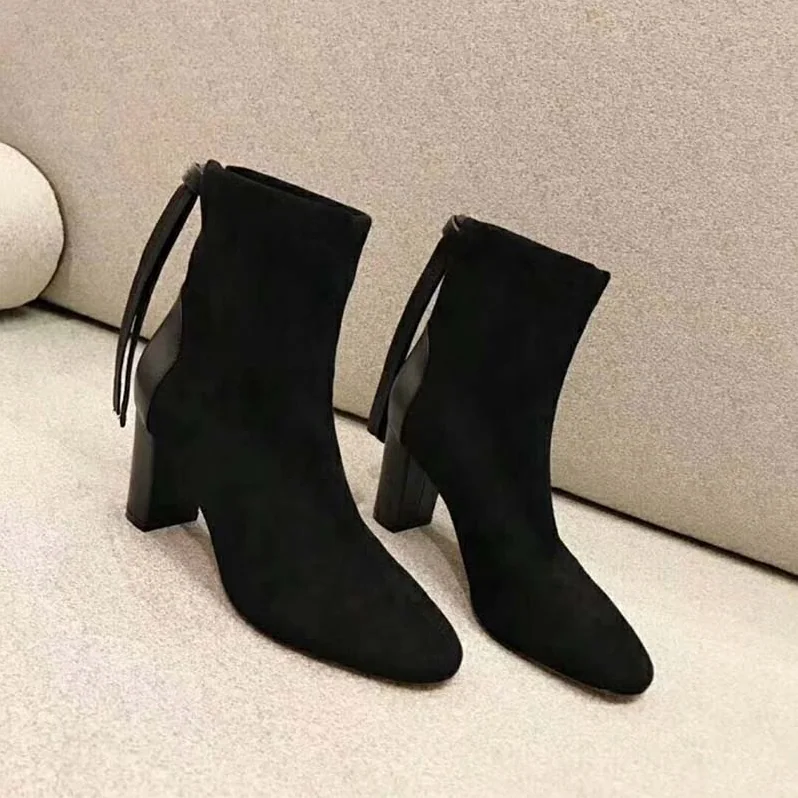 Stuart Weitzman Shoes The Wolfe Bootie 85mm Heel for Women in Black