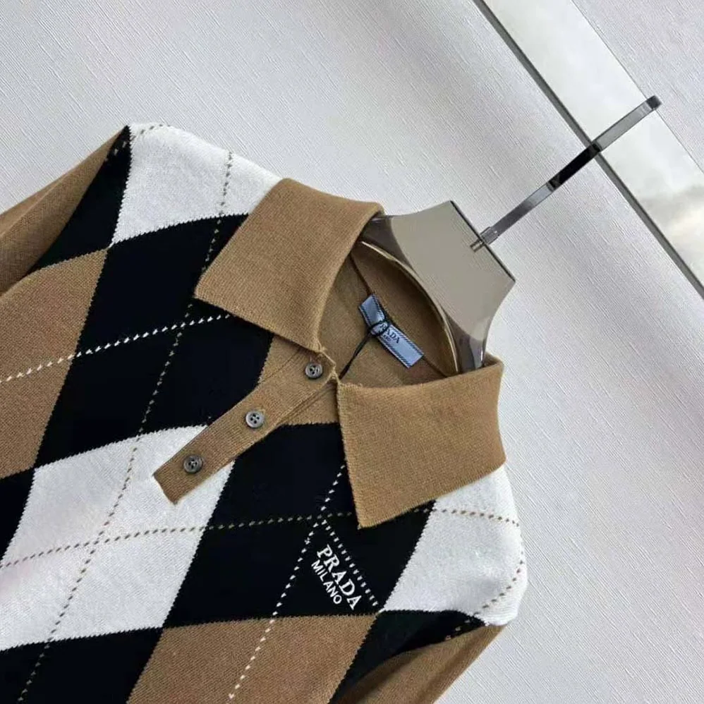 Prada Cashmere Polo Shirt for Women