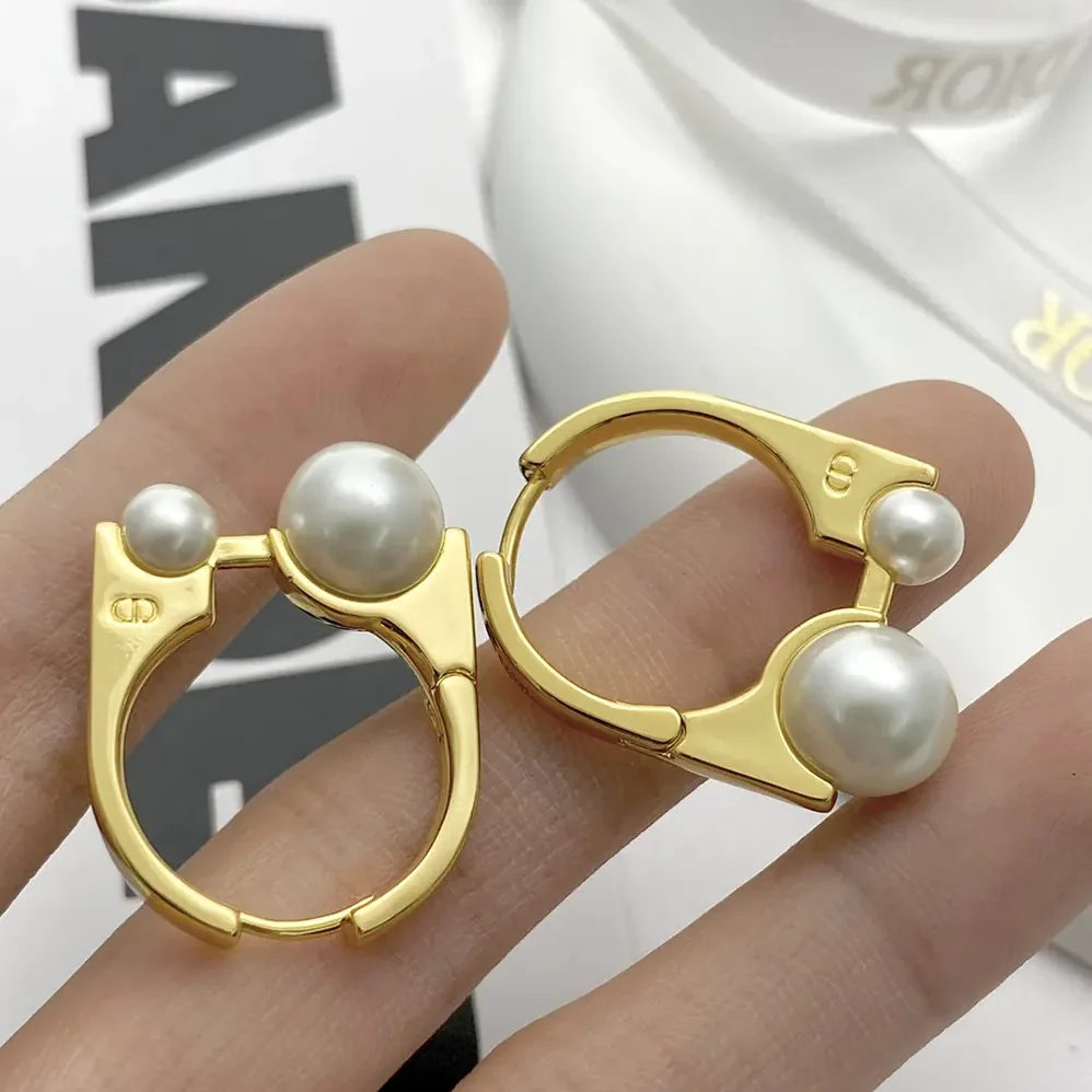 Dior Medium Dior Tribales New Look Earrings Gold-Finish and Silver for Women in Finish Metal