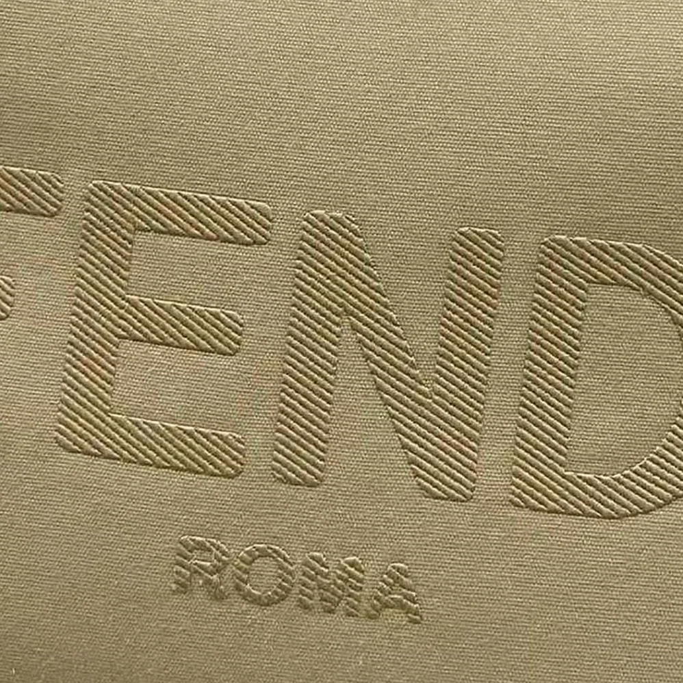 Fendi Fendi Sunshine Medium Beige Canvas Bag for Women