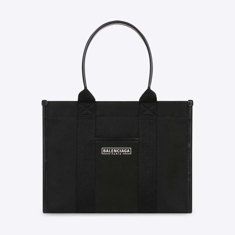 Balenciaga Hardware Small Tote Bag With Strap for Women in Black