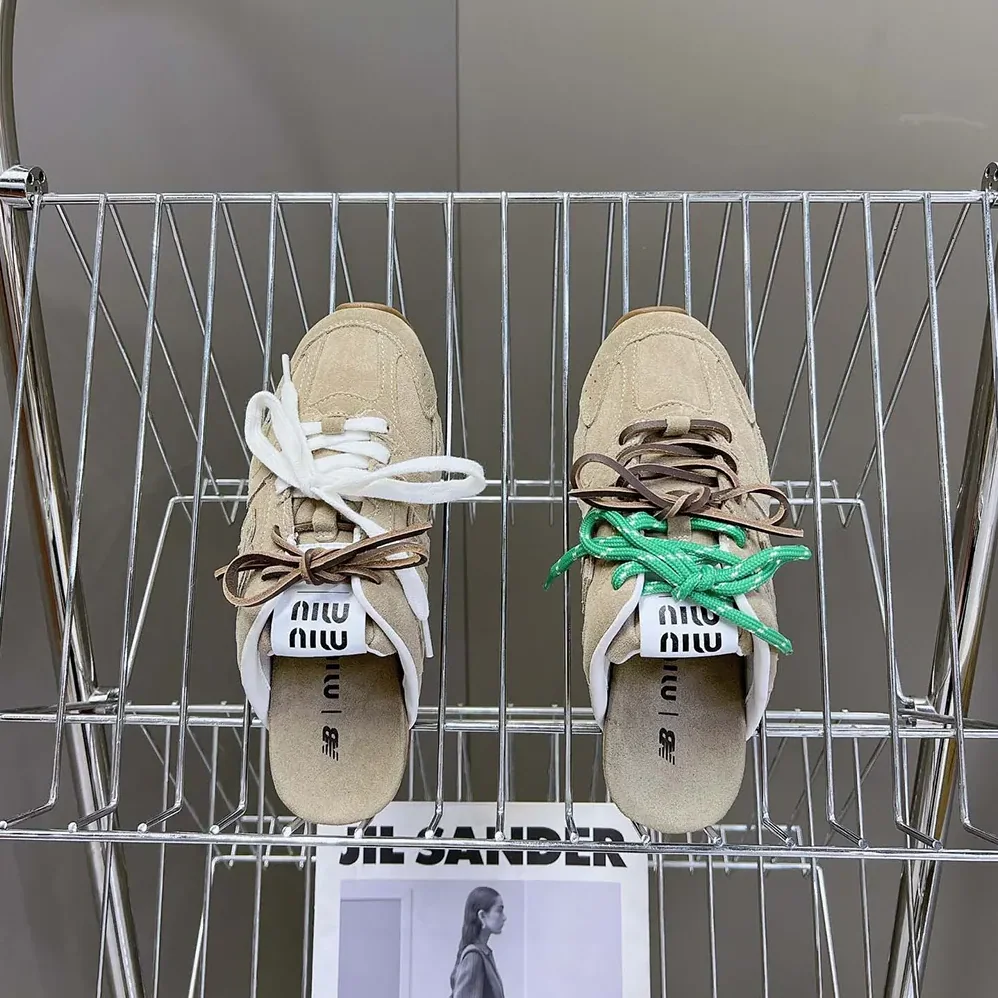 Miu Miu New Balance X Miu Miu 530 SL Faded Suede Mules for Women Miu Miu New Balance X Miu Miu 530 SL Faded Suede Mules for Women