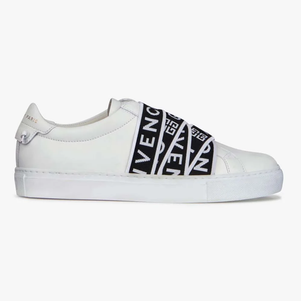 Givenchy Givenchy 4G Webbing Sneakers in Leather for Women in White Givenchy Givenchy 4G Webbing Sneakers in Leather for Women in White