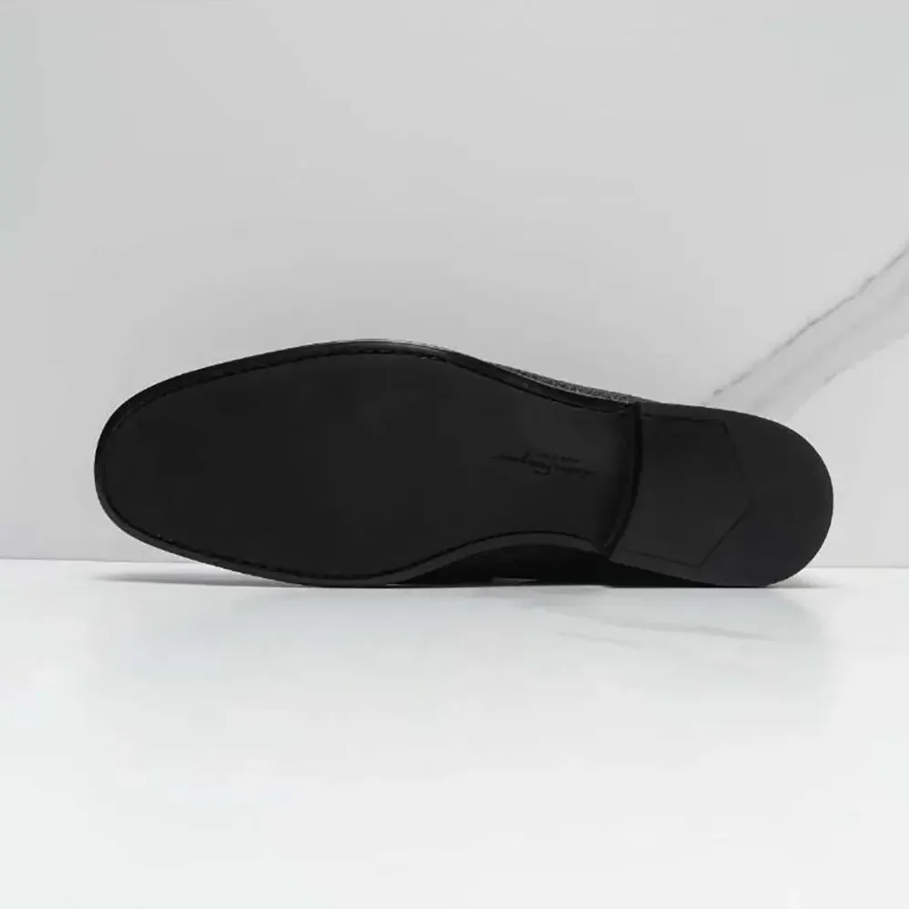 Salvatore Ferragamo Moccasin with Gancini Ornament for Men Salvatore Ferragamo Moccasin with Gancini Ornament for Men