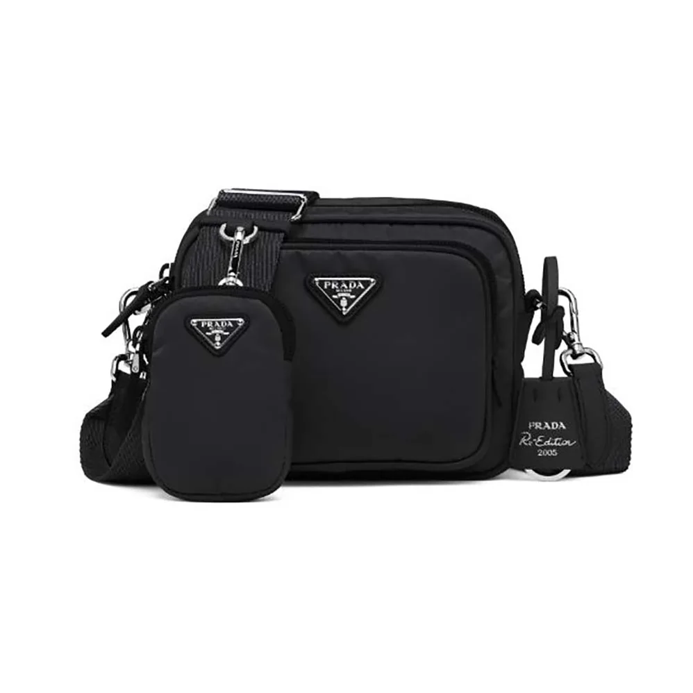 Prada Prada Re-Edition 2005 Nylon Bag for Women in Black