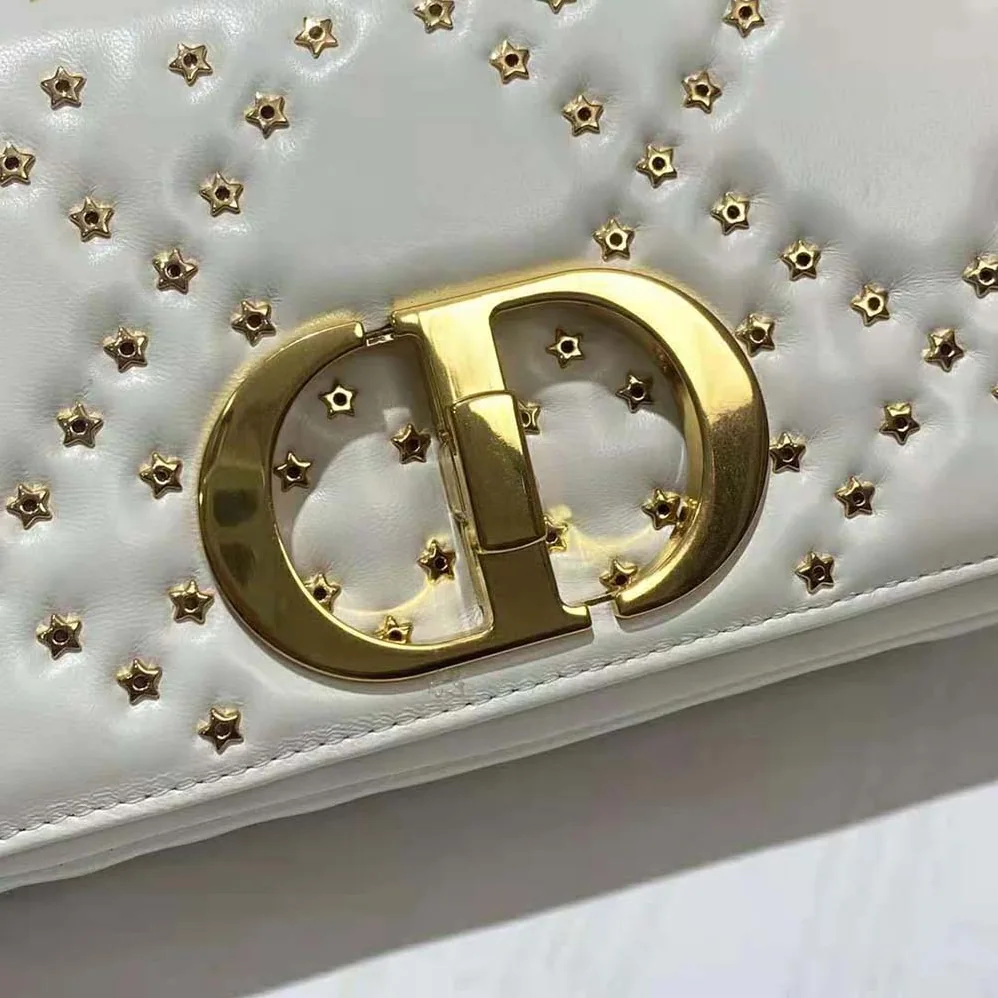 Dior Small Dior Caro Bag Latte Lucky Star Cannage Lambskin for Women Dior Small Dior Caro Bag Latte Lucky Star Cannage Lambskin for Women