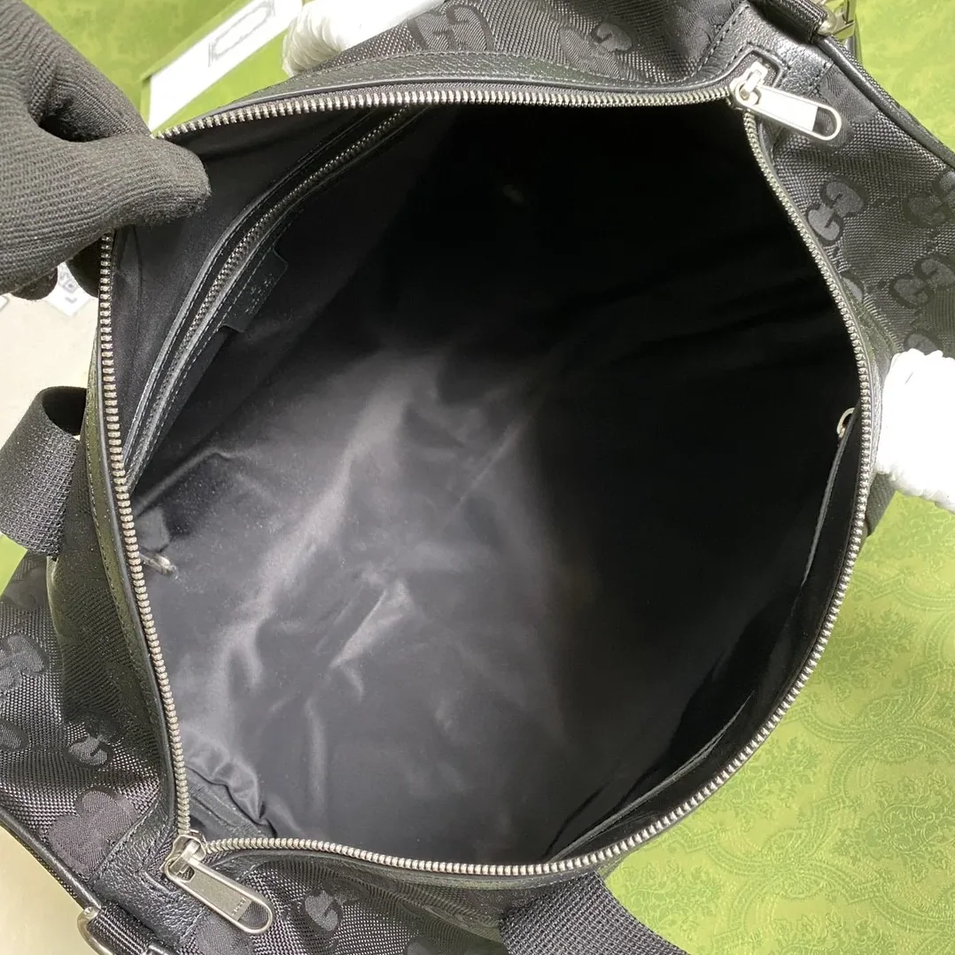 Gucci Off The Grid Duffle Bag Black GG Nylon / Gucci Off The Grid Duffle Bag Black GG Nylon /