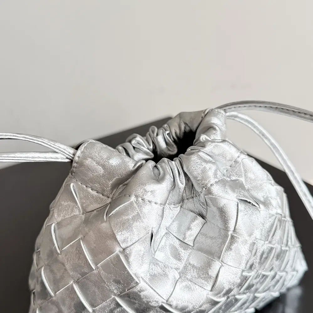 Bottega Veneta Small Dustbag for Women in Silver