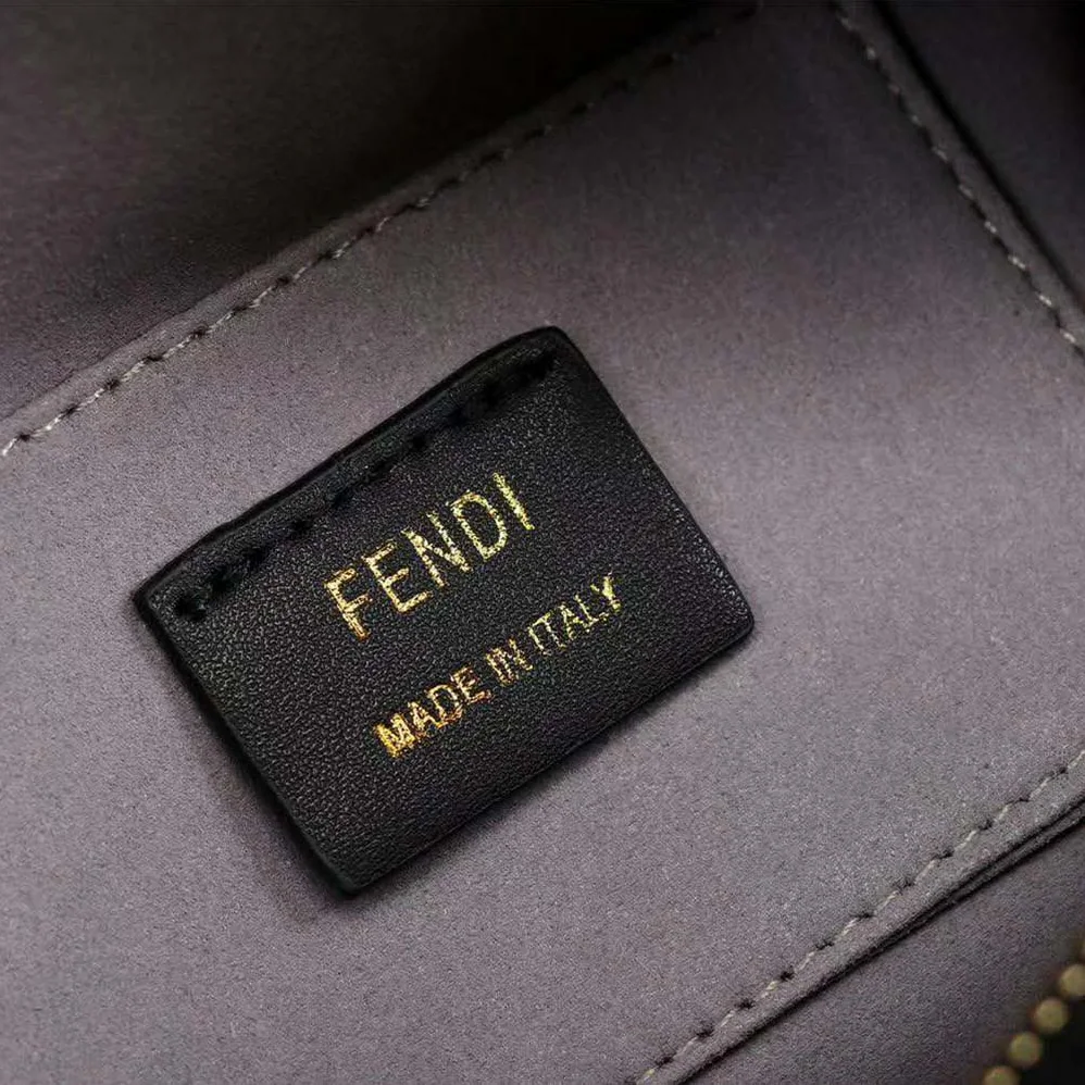 Fendi Camera Case Leather Bag for Women in Black Fendi Camera Case Leather Bag for Women in Black