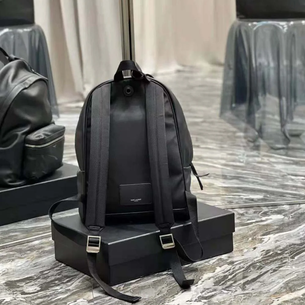 Saint Laurent YSL City Backpack in Matte Leather for Women Saint Laurent YSL City Backpack in Matte Leather for Women