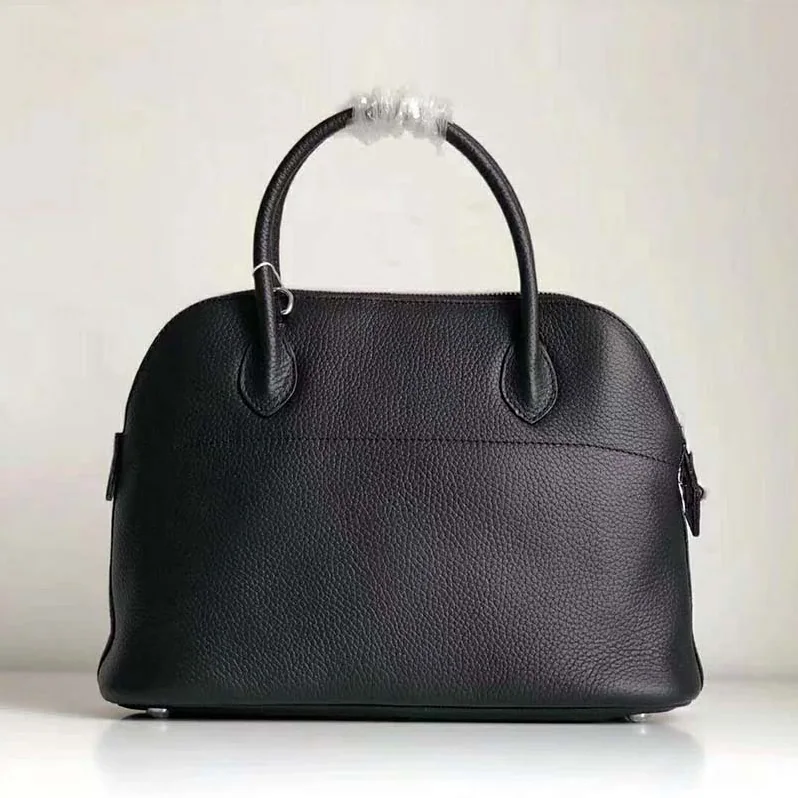 Hermes Bolide 31 bag in Taurillon Clemence Leather for Women in Black Hermes Bolide 31 bag in Taurillon Clemence Leather for Women in Black