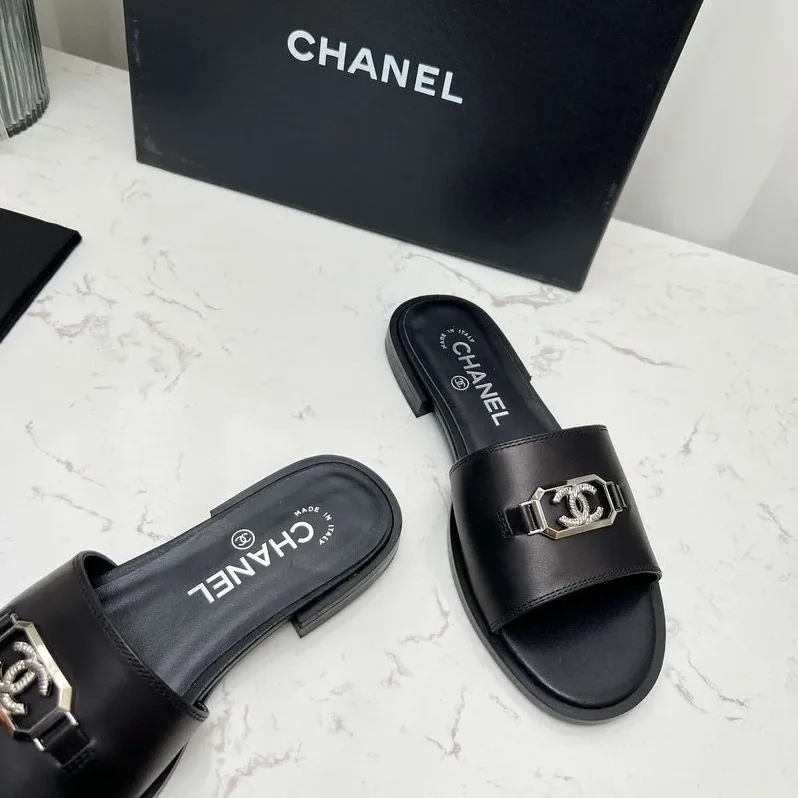 Chanel Mules Black Chanel Mules Black