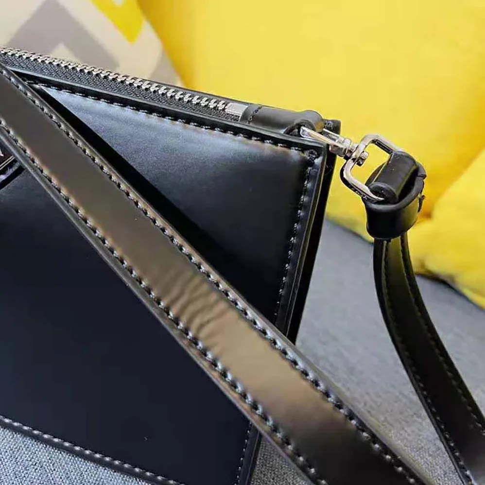 Prada Brushed Leather Mini-Bag for Women in Black