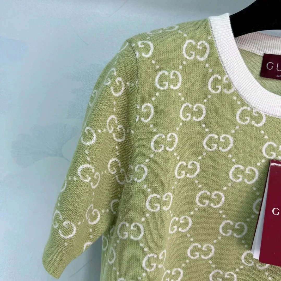 Gucci GG Monogram T in Shirt Sage Green