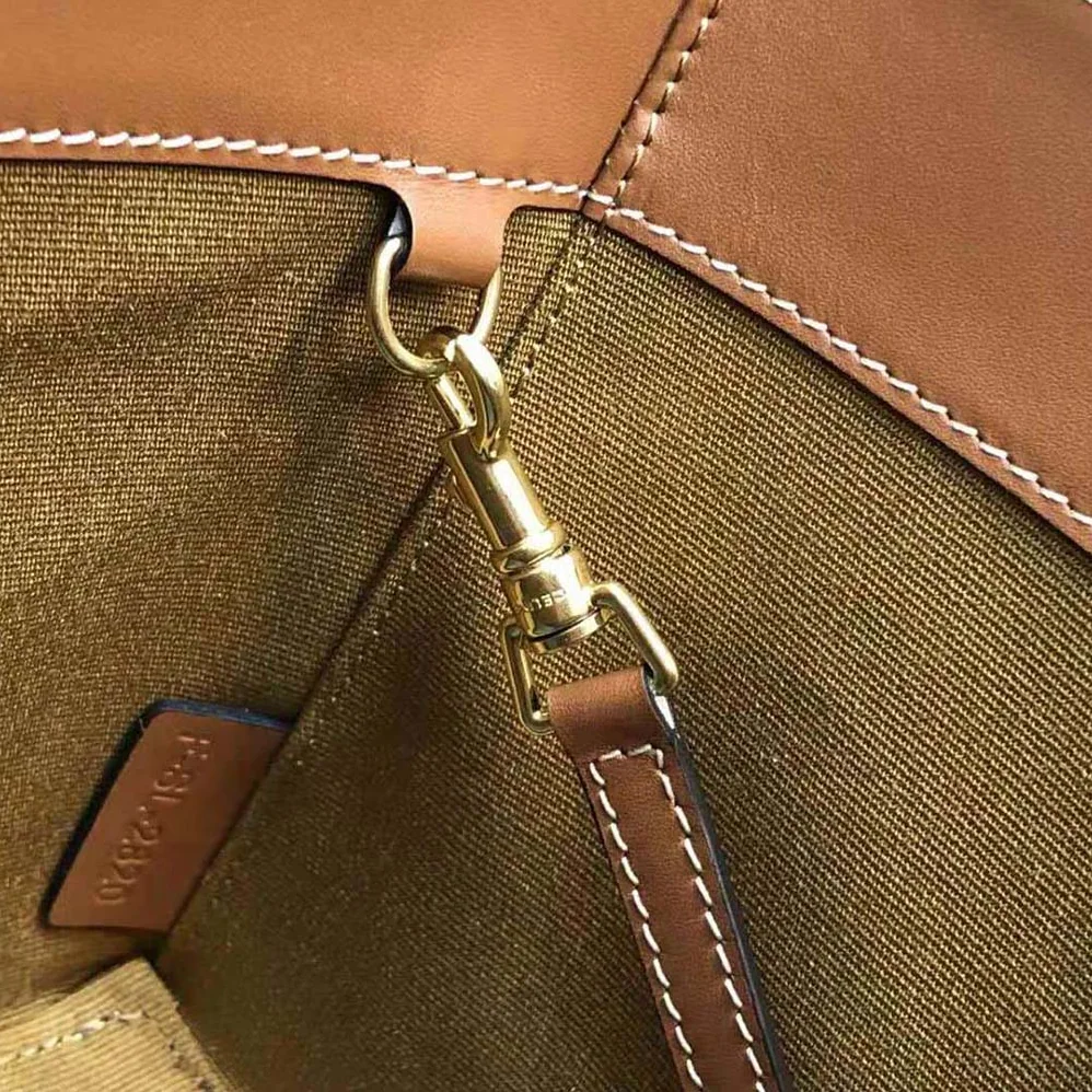 Celine Cube Bag Cuir Triomphe in Triomphe Canvas and Calfskin for Women