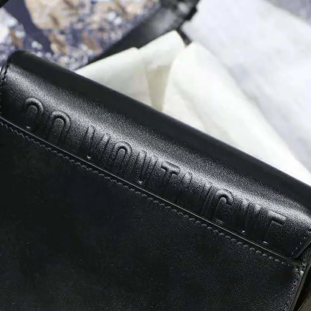 Dior Small Dior Bobby Bag Black Box Calfskin for Women Dior Small Dior Bobby Bag Black Box Calfskin for Women