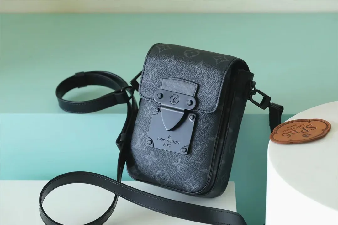 Louis Vuitton S-Lock Vertical Wearable Wallet Monogram Eclipse
