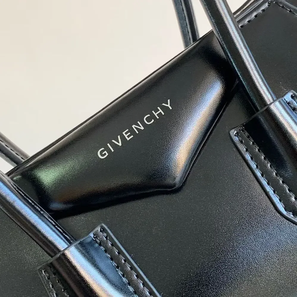 Givenchy Mini Antigona Bag in Box Leather for Women in Black