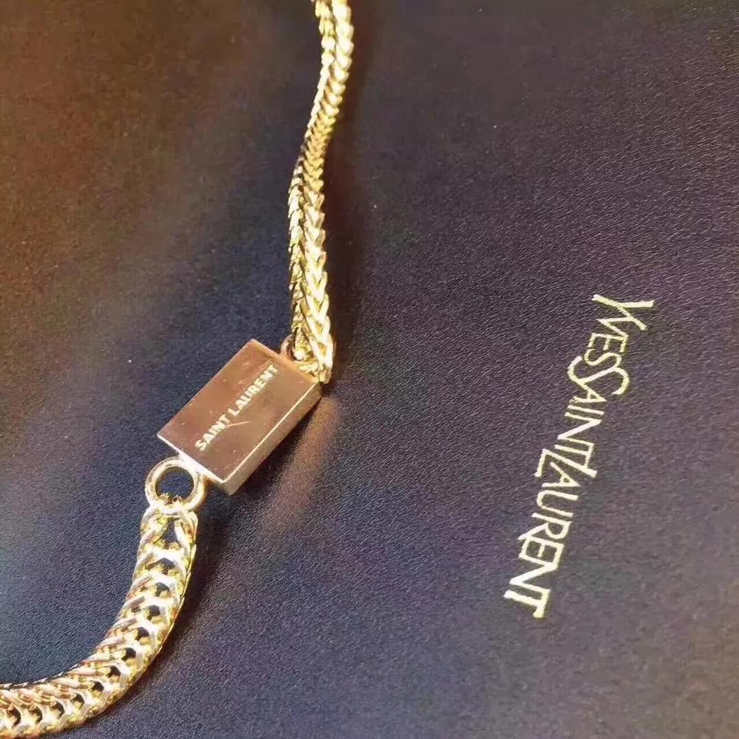 Saint Laurent YSL Medium Kate Tassel Chain Bag Calfskin Leather in Black