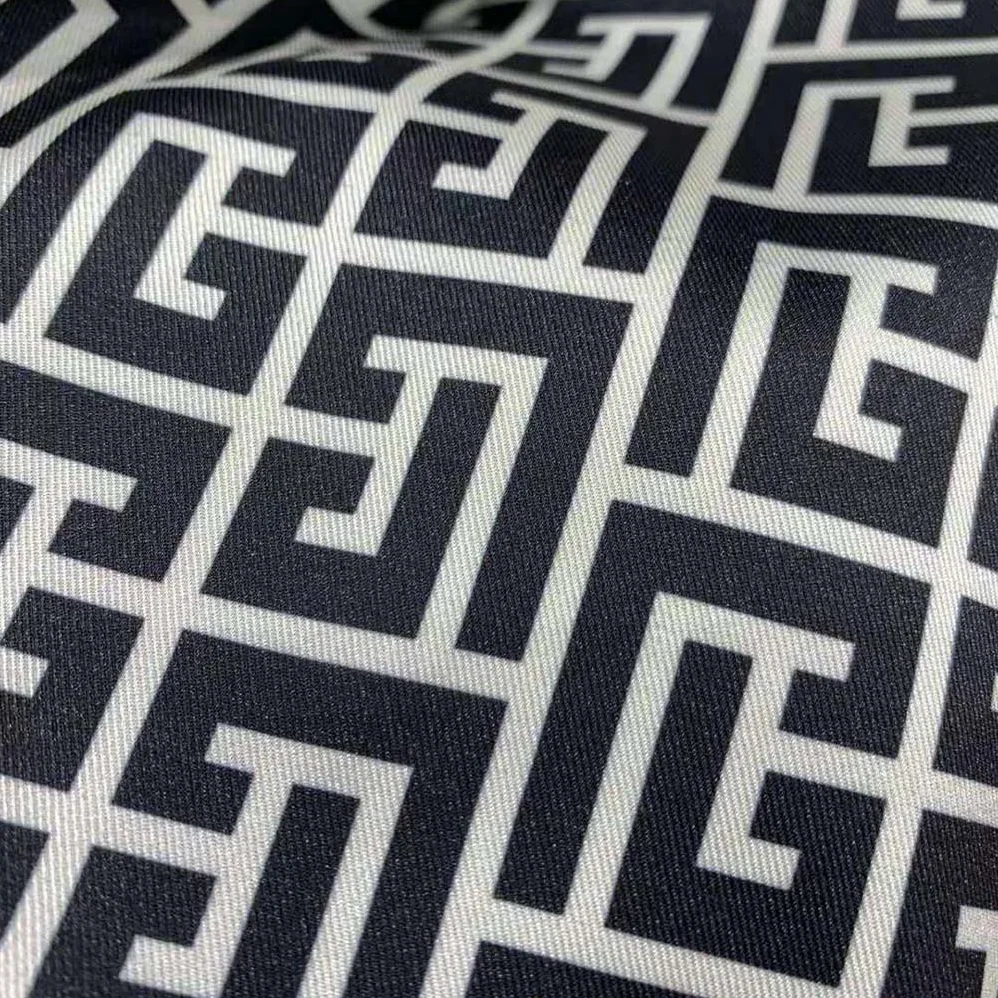 Balmain Monogram Printed Jacket with Shawl Collar for Women