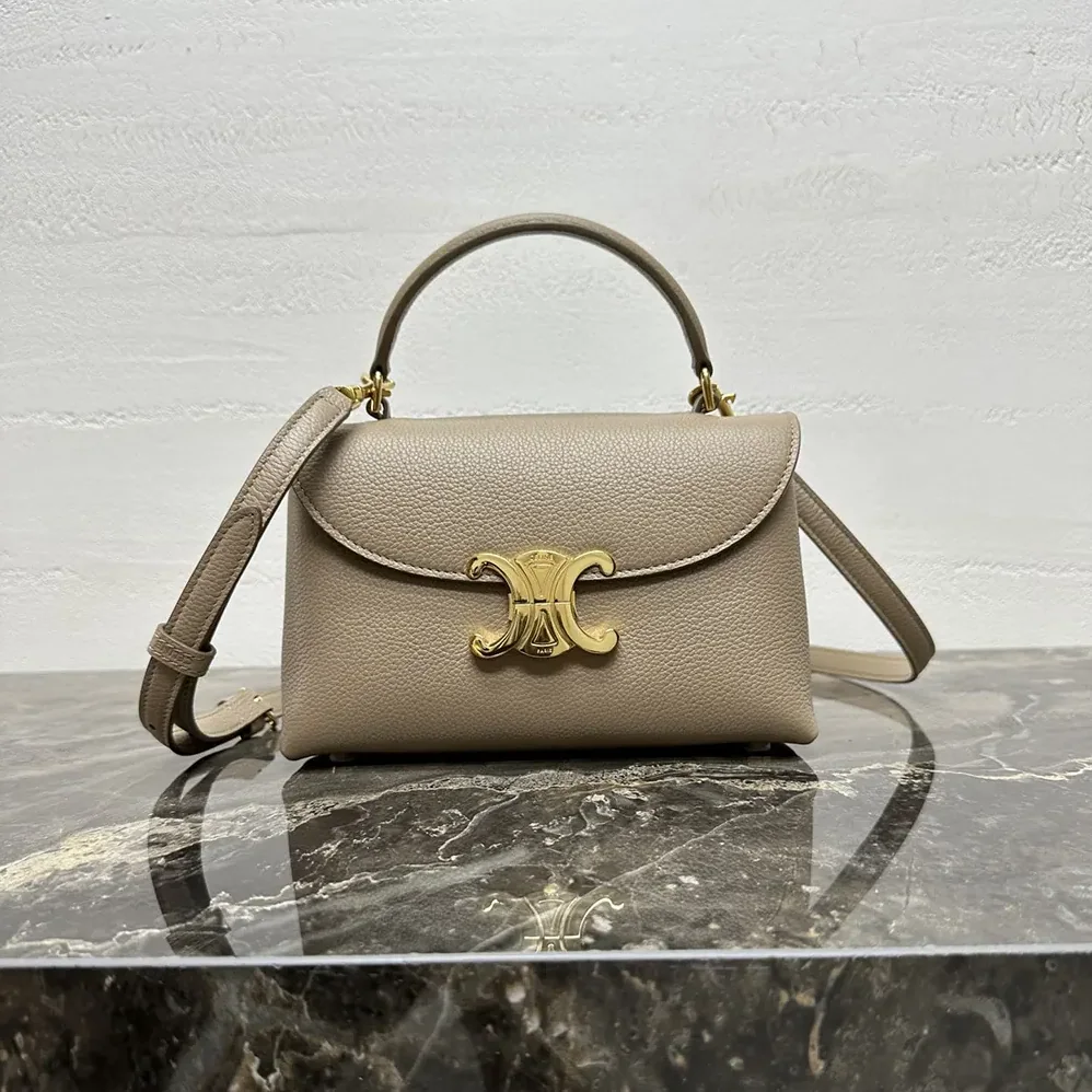 Celine Teen Nino Bag in Smooth Satinated Calfskin for Women in Sandy Celine Teen Nino Bag in Smooth Satinated Calfskin for Women in Sandy