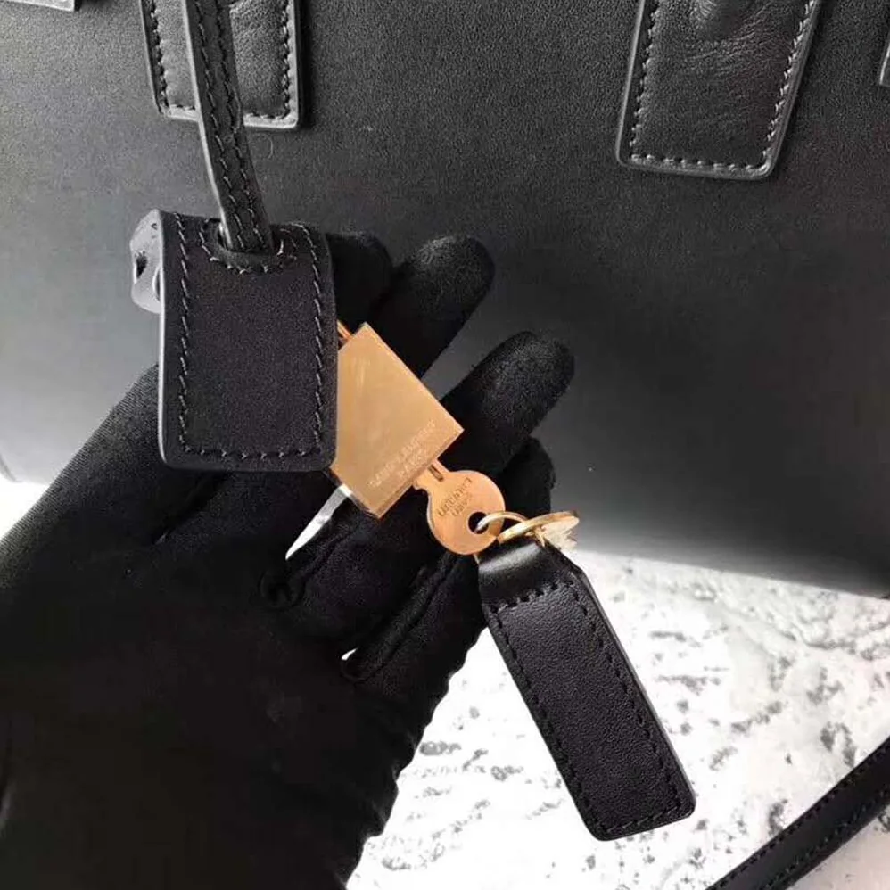 Saint Laurent YSL Classic Sac De Jour Baby Smooth for Women in Black Saint Laurent YSL Classic Sac De Jour Baby Smooth for Women in Black