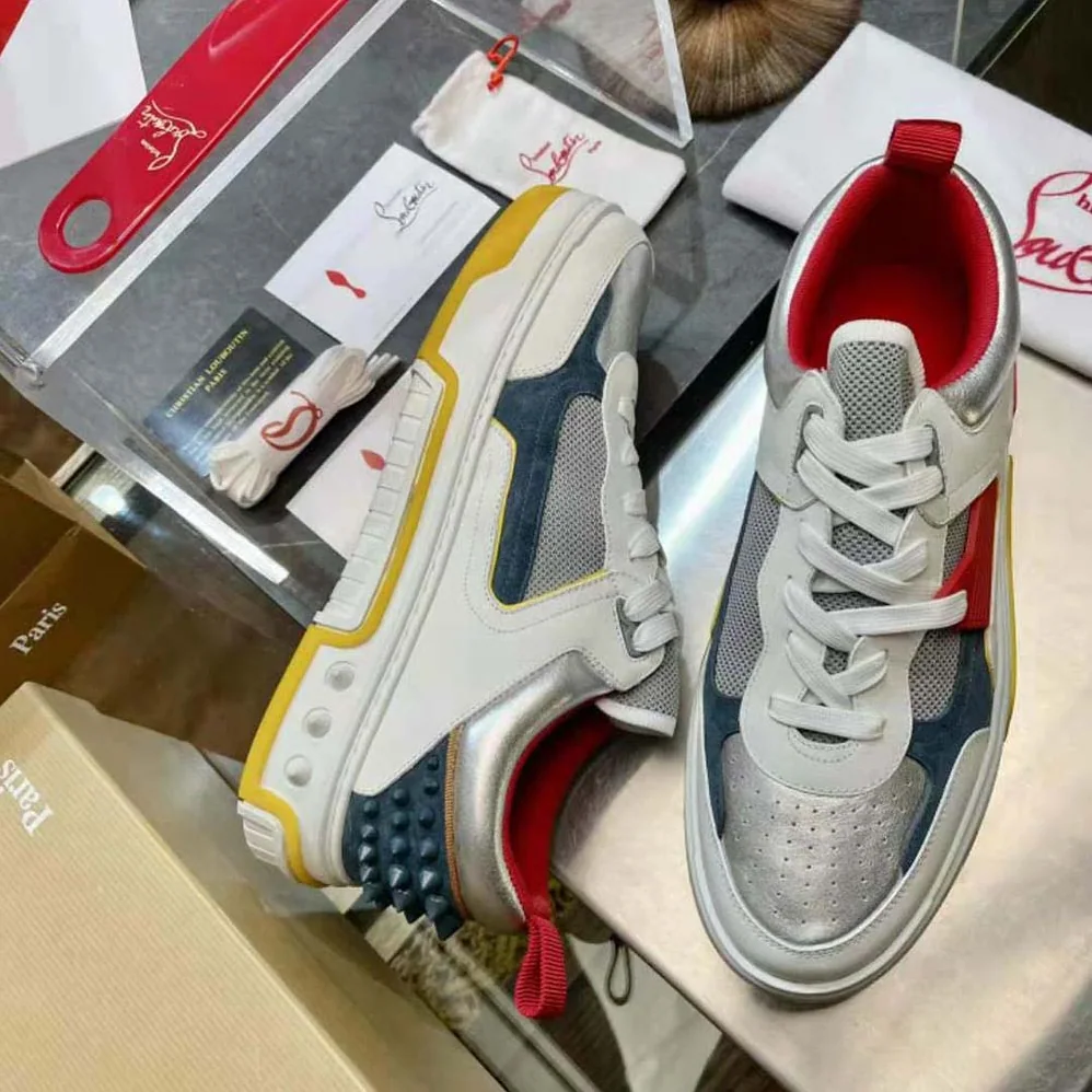 Christian Louboutin Astroloubi in Calf Leather for Unisex in Yellow Christian Louboutin Astroloubi in Calf Leather for Unisex in Yellow