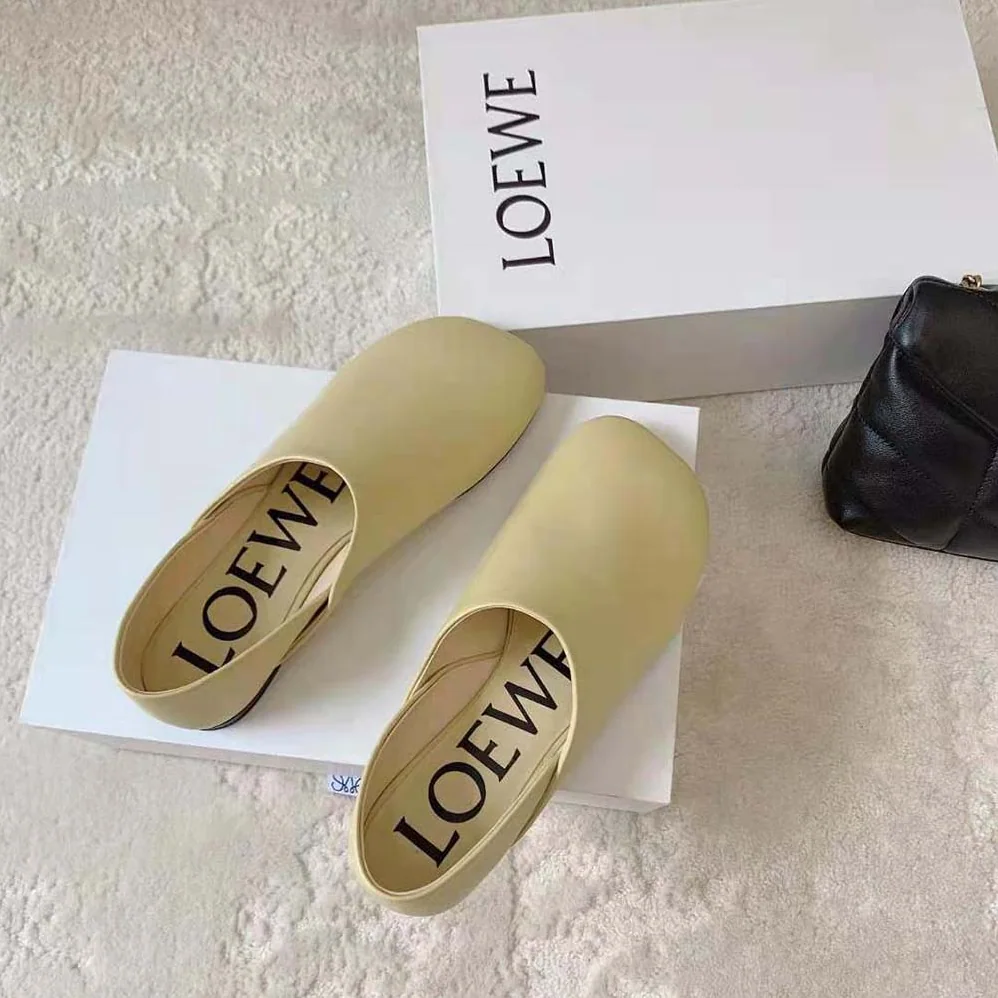 Loewe Toy Slipper in Goatskin for Women in Yellow Loewe Toy Slipper in Goatskin for Women in Yellow