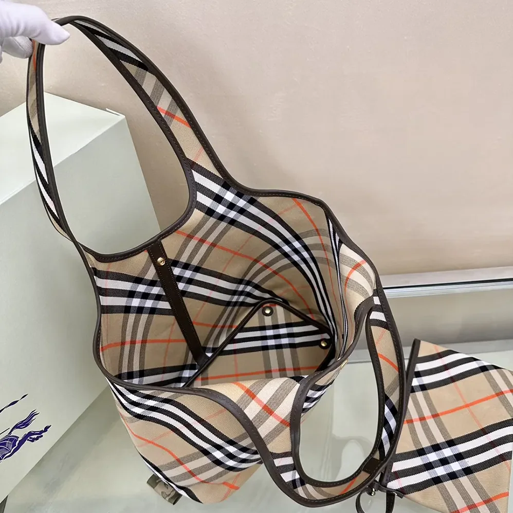 Burberry Small Check Tote for Women