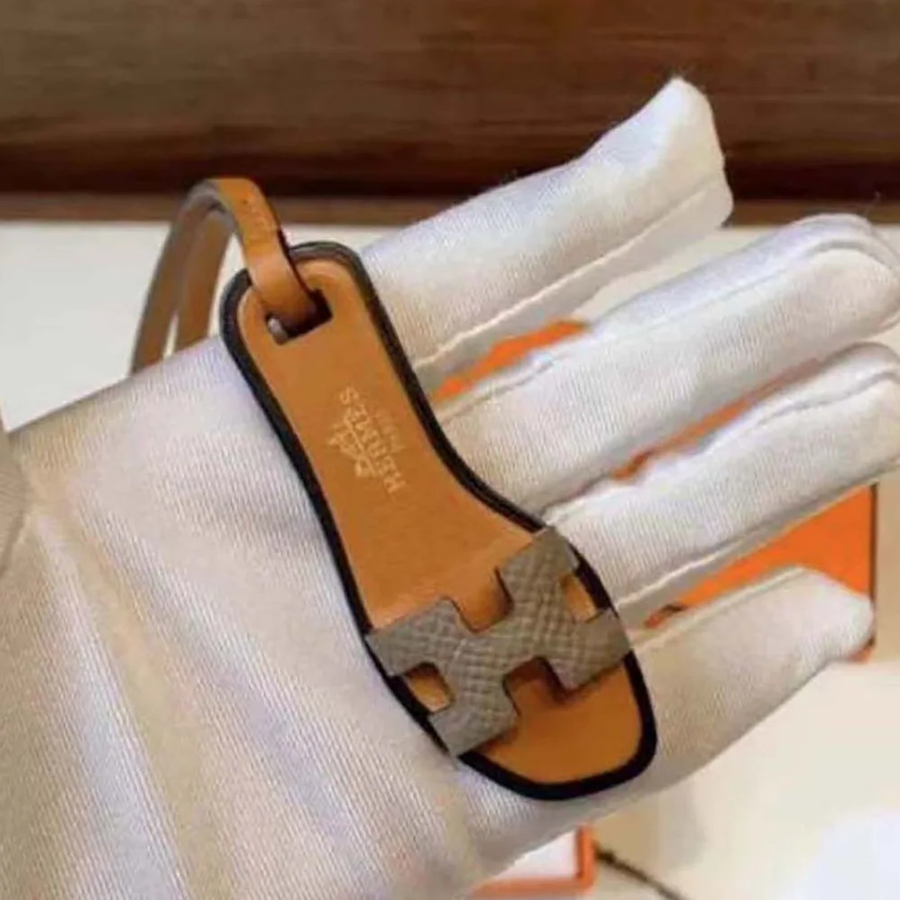 Hermes Oran Nano Charm in Brown