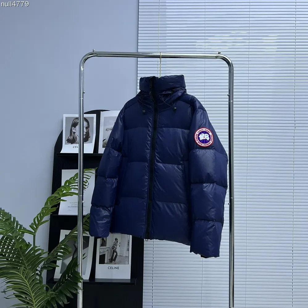 Canada Goose Cypress Puffer with Recycled Feather-Light-Ripstop for Women in Navy Canada Goose Cypress Puffer with Recycled Feather-Light-Ripstop for Women in Navy