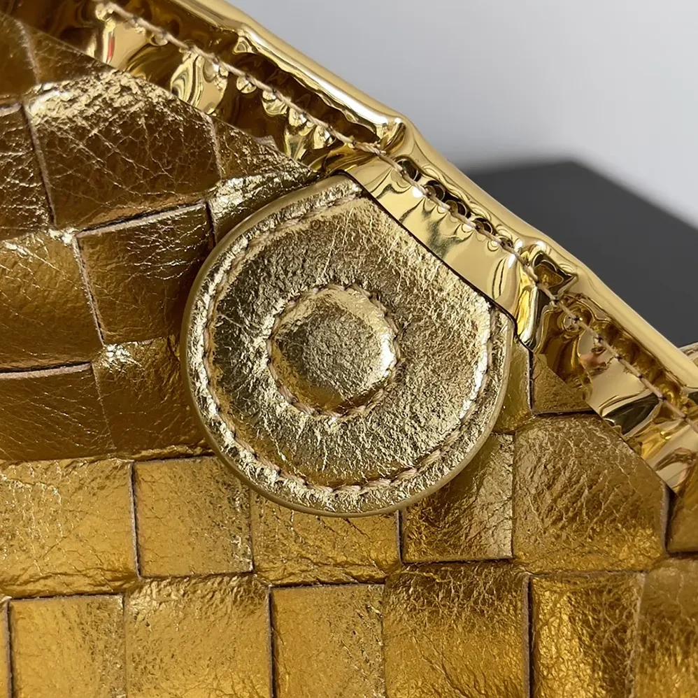 Bottega Veneta Baby Sardine for Women in Gold Bottega Veneta Baby Sardine for Women in Gold
