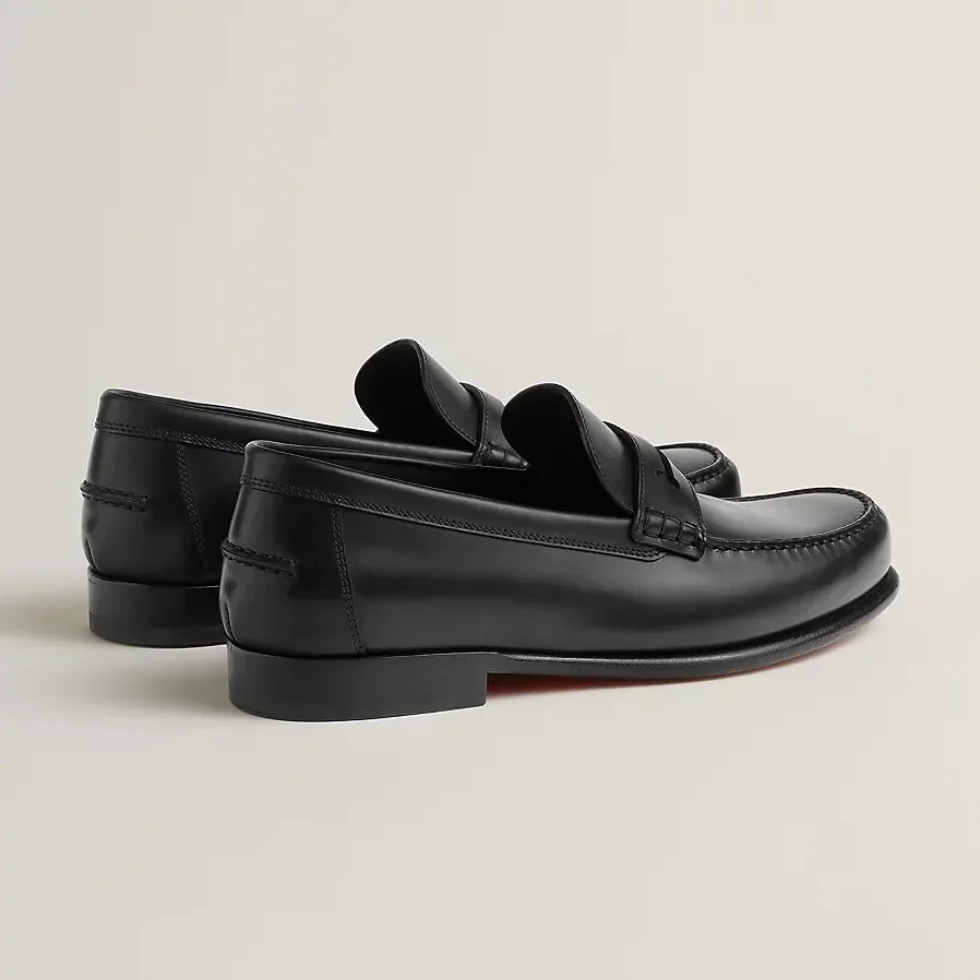 Hermes Kristian Loafers Black Hermes Kristian Loafers Black