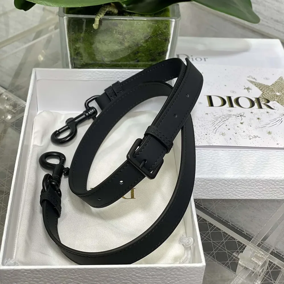 Dior Saddle Bag with Strap Black Ultramatte Calfskin for Women Dior Saddle Bag with Strap Black Ultramatte Calfskin for Women