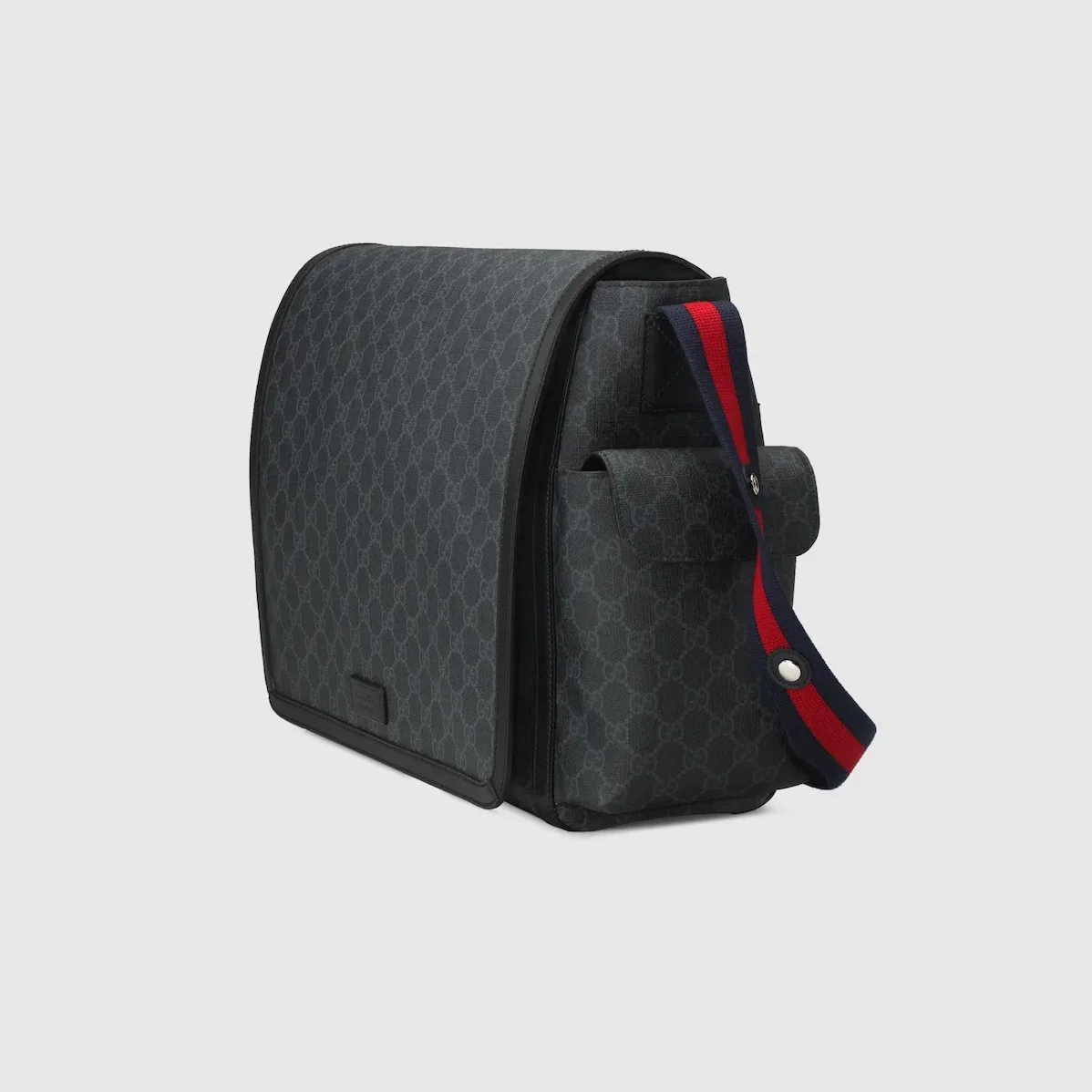 Gucci Supreme Diaper Bag Black /