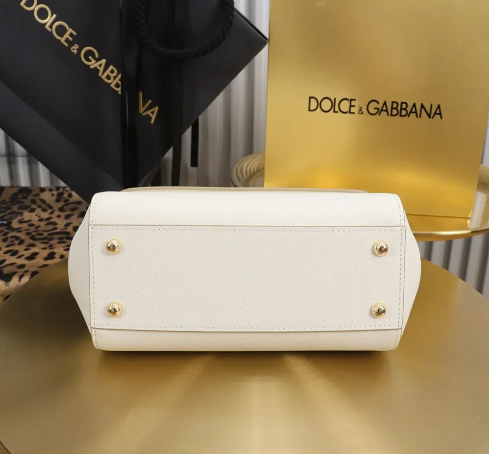 Dolce Gabbana D&G Medium Dauphine Leather Sicily Bag for Women Dolce Gabbana D&G Medium Dauphine Leather Sicily Bag for Women
